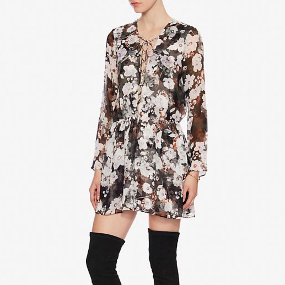 Intermix Libby Lace Up Dress